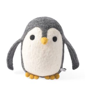 Figur Pengu the Guin av ull från Aveva