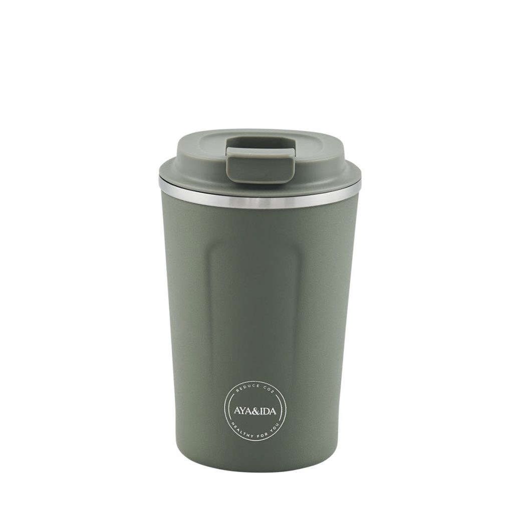 CUP2GO Tropical green termosmugg 380ml i metall från AYA&IDA hos Cobosabi