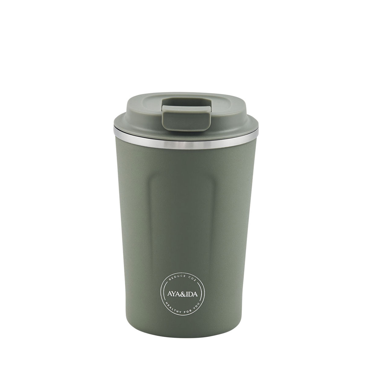 CUP2GO Tropical green termosmugg 380ml i metall från AYA&IDA hos Cobosabi