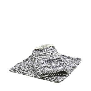 Stickade grytlappar grå/vit mix från Solwang Design