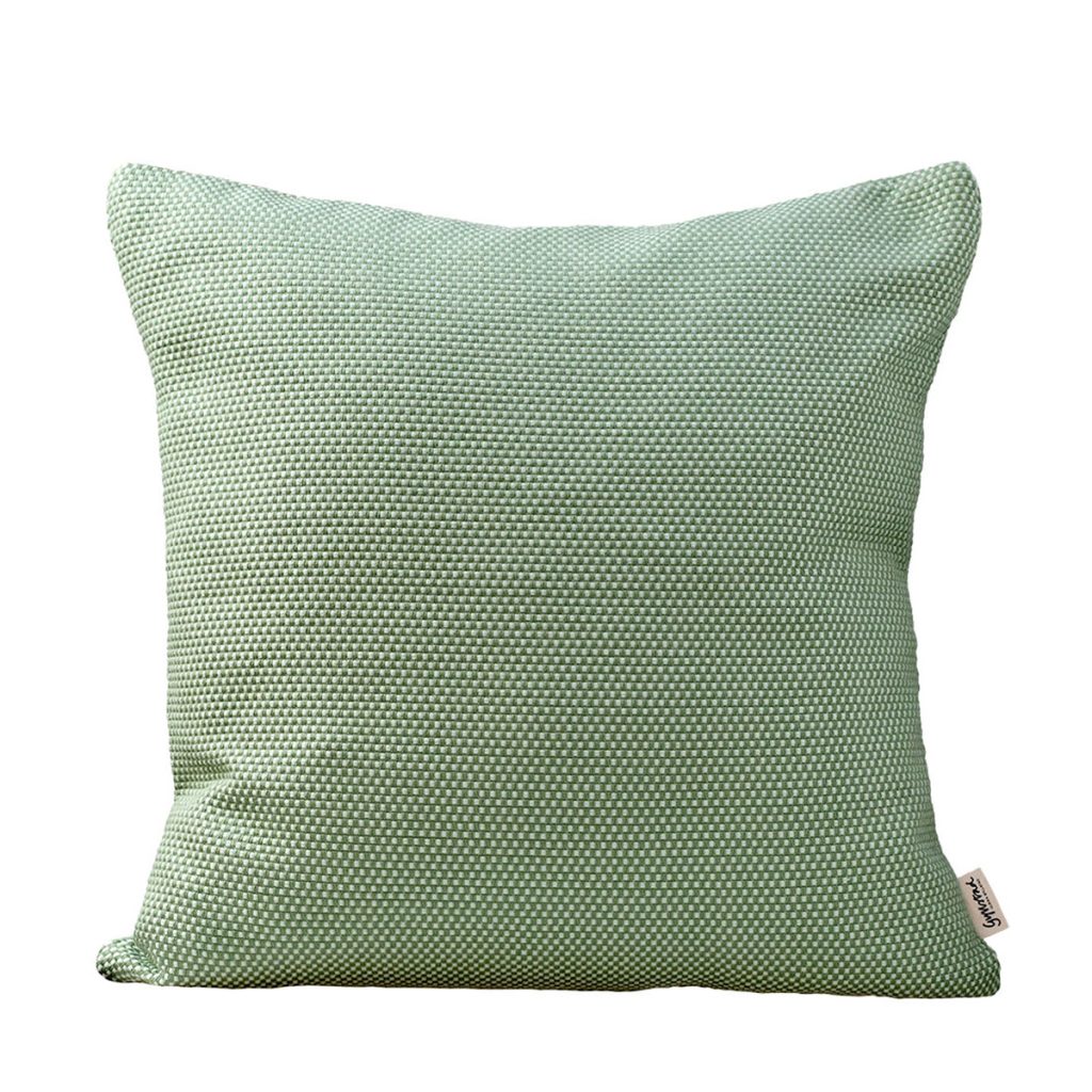 Kuddfodral HEAVY WEAVE pistagegrön från Gyllstad.