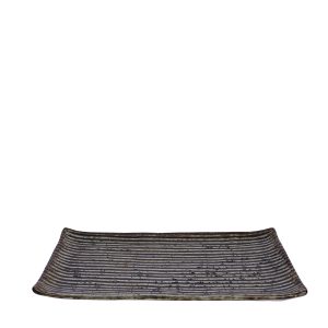 Japansk tallrik oblong grön artnr 16309 från Tokyo Design Studio hos Cobosabi