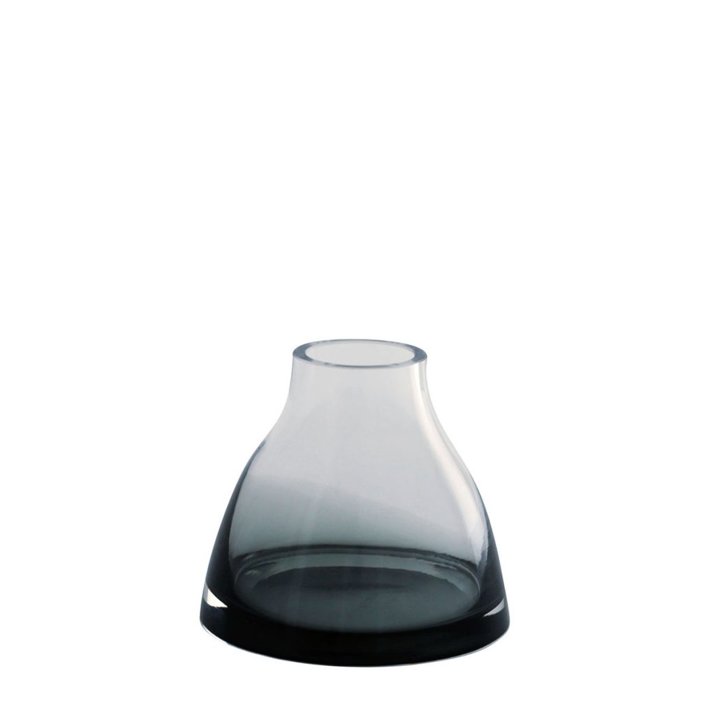 Flower vase no1 smoked grey från Ro Collection