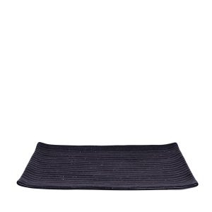 Japansk tallrik oblong svart artnr 16307 från Tokyo Design Studio hos Cobosabi