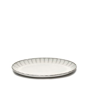 Tallrik oval INKU S white från Serax