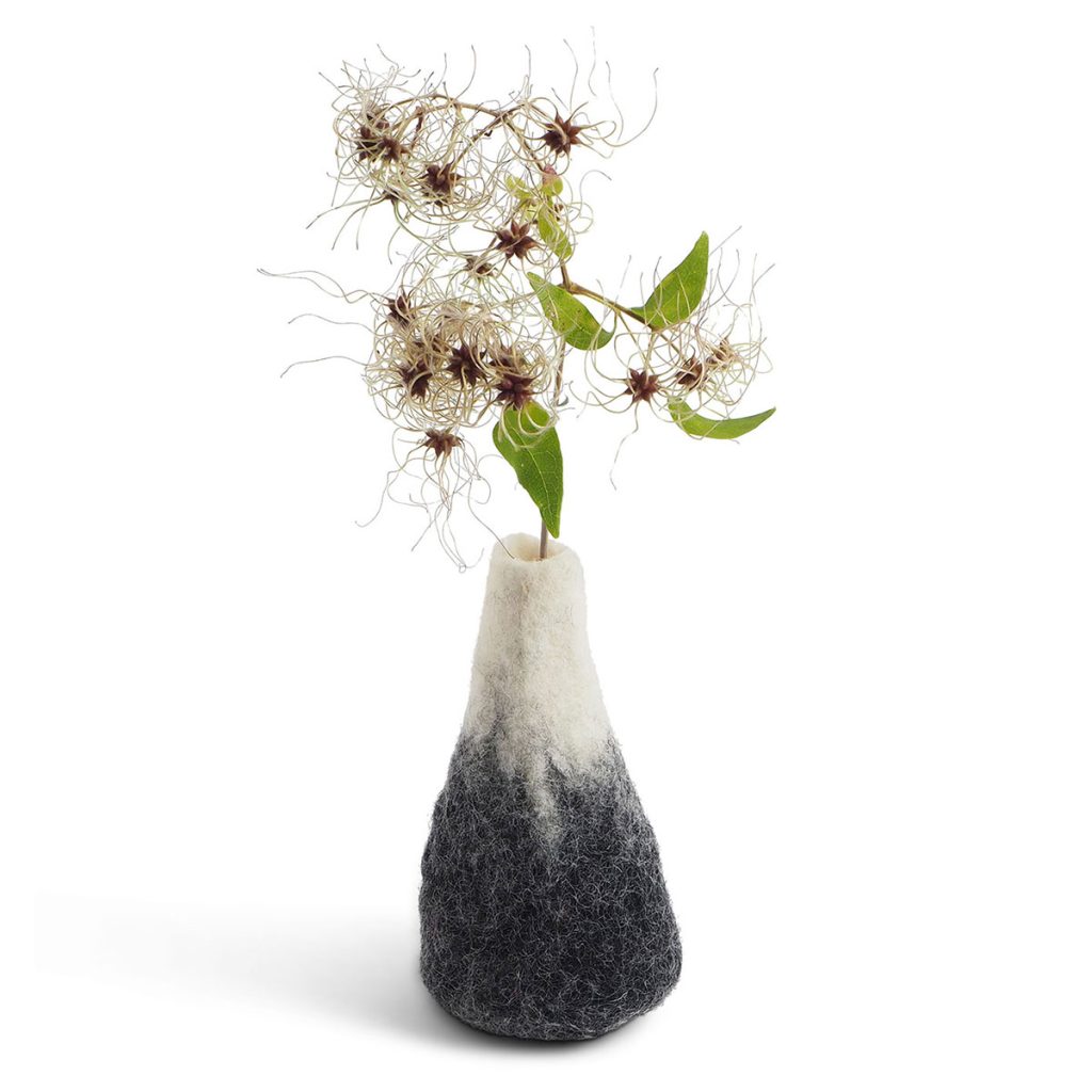 Vas I ull Snowy Mountain large grå från Aveva