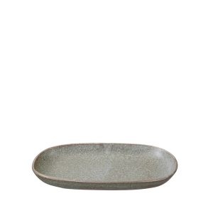 Japansk oval sushi tallrik 19x13cm Vert sauge artnr 16658 från Tokyo Design Studio hos cobosabi
