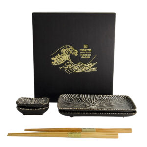 Sushiset Brown Tokusa 6 delar i presentkartong från Tokyo Design Studio