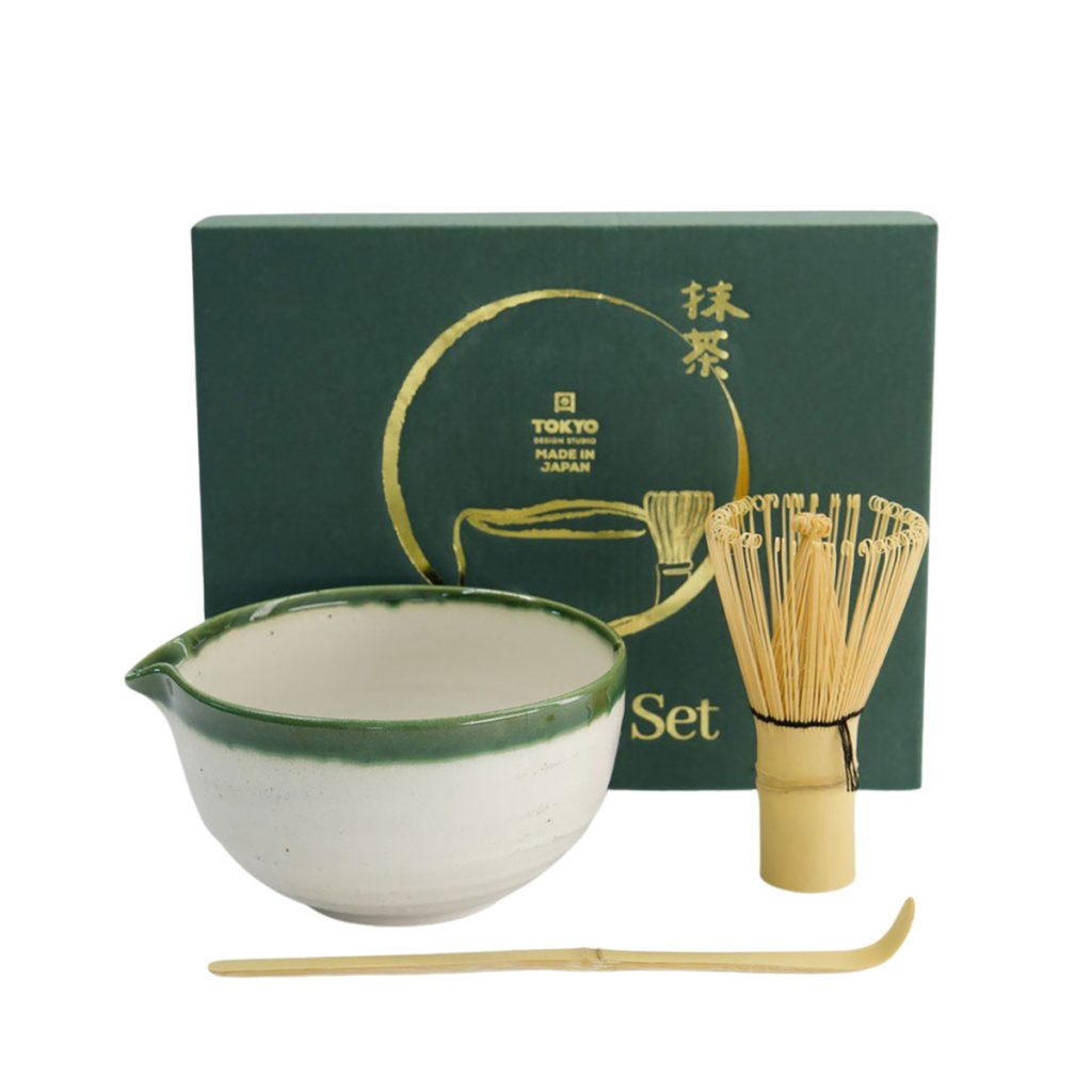 Matchaset white oribe I tre delar från Tokyo Design Studio