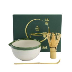 Matchaset white oribe I tre delar från Tokyo Design Studio