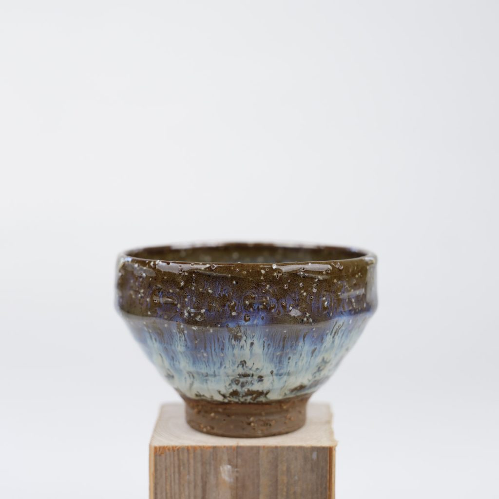 Japansk handgjord tekopp Susa ware Dousen Tsuchitani