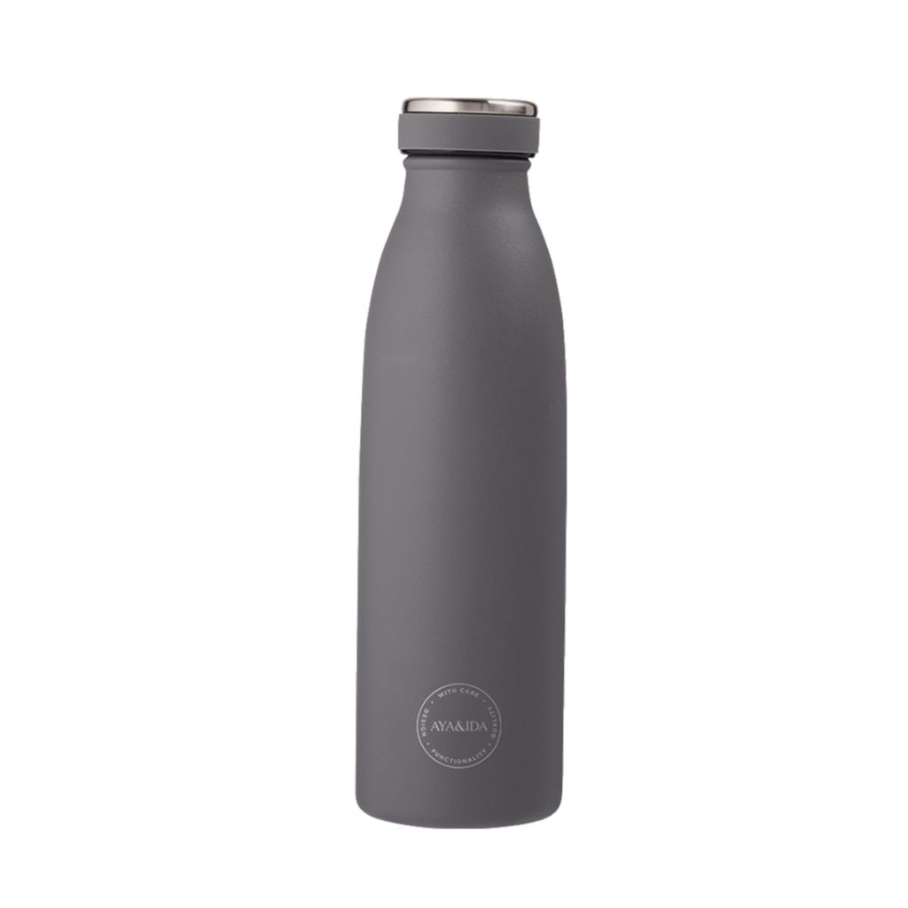 Dricksflaska Dark Grey I metall från AYA&IDA