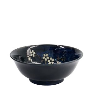 Japansk Ramenskål Cobalt blue Sakura ø20,5cm hos Cobosabi