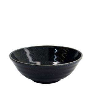 Japansk Ramenskål Kuromoku svart 21cm hos Cobosabi