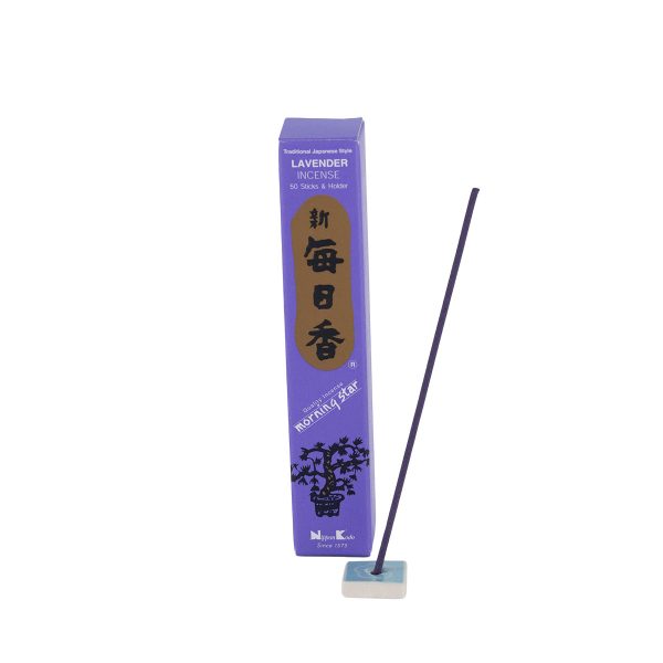 Japanska Rökelsepinnar Morning Star lavender hos Cobosabi