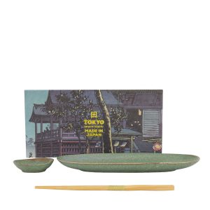 Japanskt Sushiset Vert sauge grön i presentkartong hos Cobosabi