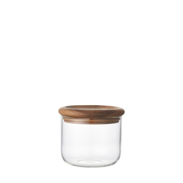Glasburk med trälock BAUM NEU 450ml från Kinto hos Cobosabi