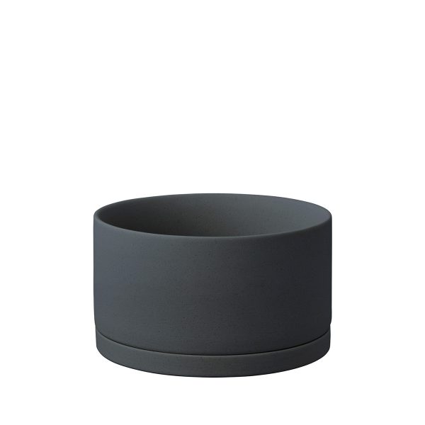 Kruka PLANT POT 191 dark grey 17cm från japanska Kinto