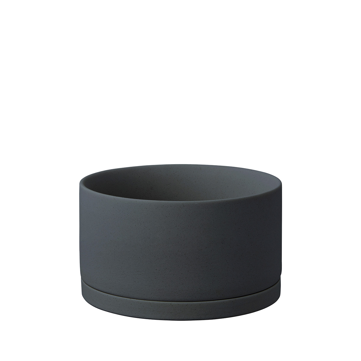 Kruka PLANT POT 191 dark grey 17cm från japanska Kinto