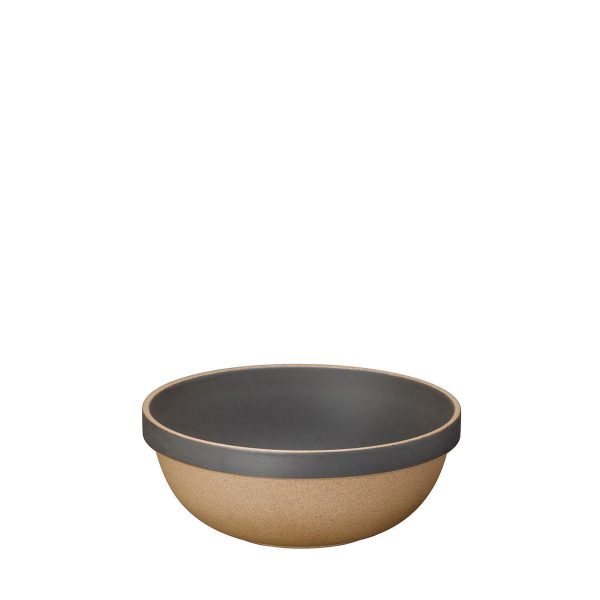 Japansk skål Mid deep round bowl HASAMI black hos Cobosabi