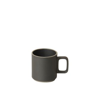 Japansk Mugg med öra Hasami black medium hos Cobosabi