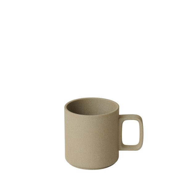 Japansk Mugg med öra Hasami natural medium hos Cobosabi